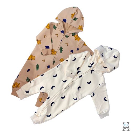 Zip-Up Hooded Romper
