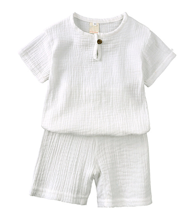 White Linen 2 Piece Set